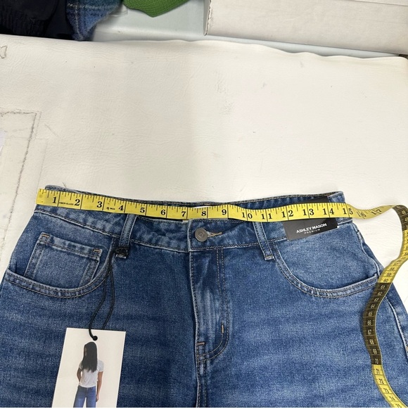 Ashley Mason barrel Women's Blue Jeans size 5/27 nwt - Picture 4 of 9